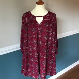 AEO Floral Paisley Pattern Dress